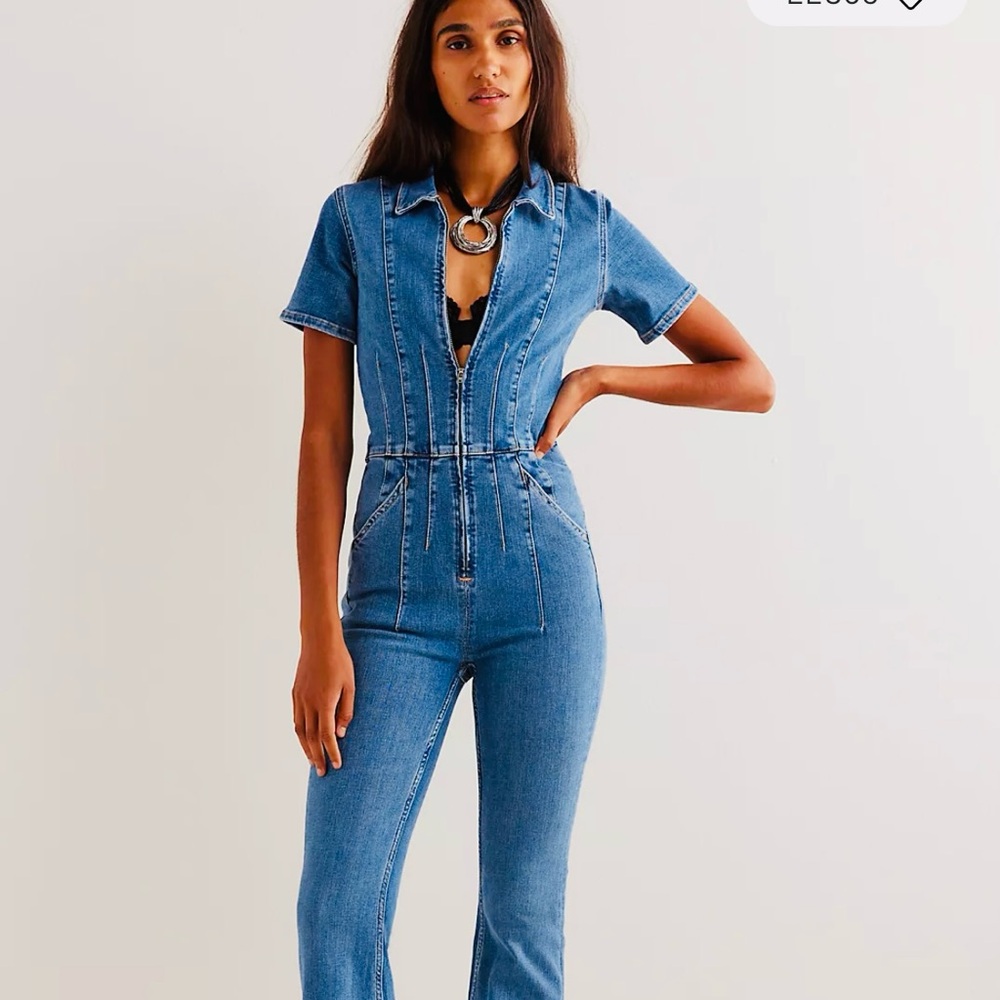 FREE PEOPLE We The Free Jayde Flare Jumpsuit